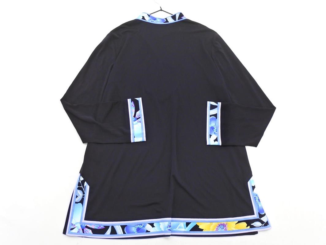 LEONARD レオナール FASHION チュニック カットソー size42/黒