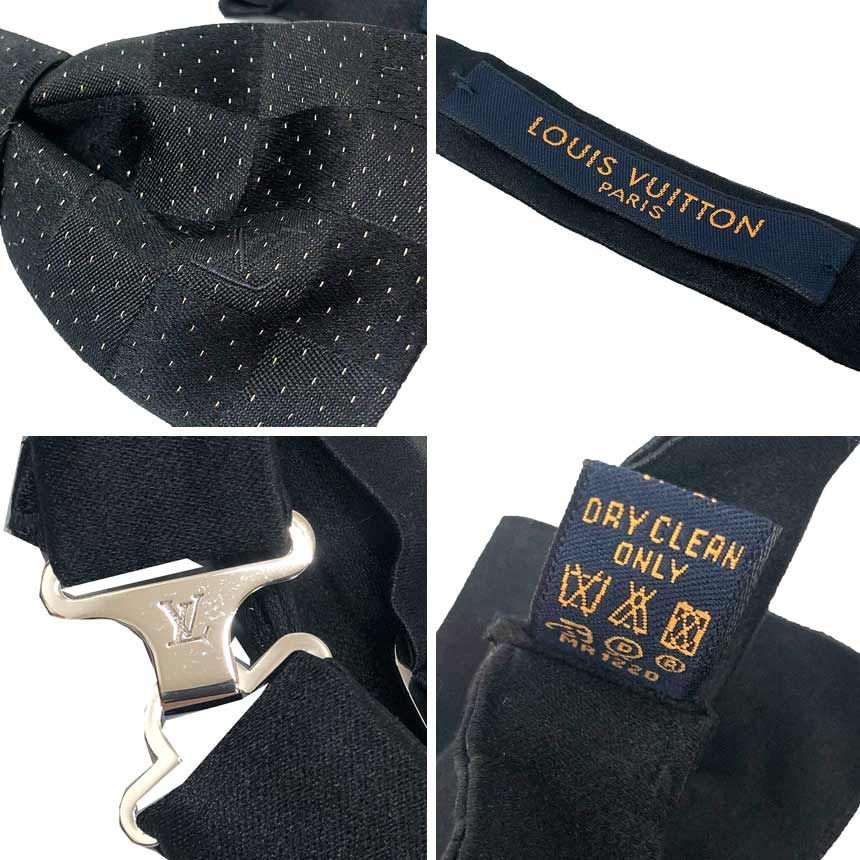 LOUIS VUITTON ルイヴィトン 蝶ネクタイ M74722 ダミエ ドット