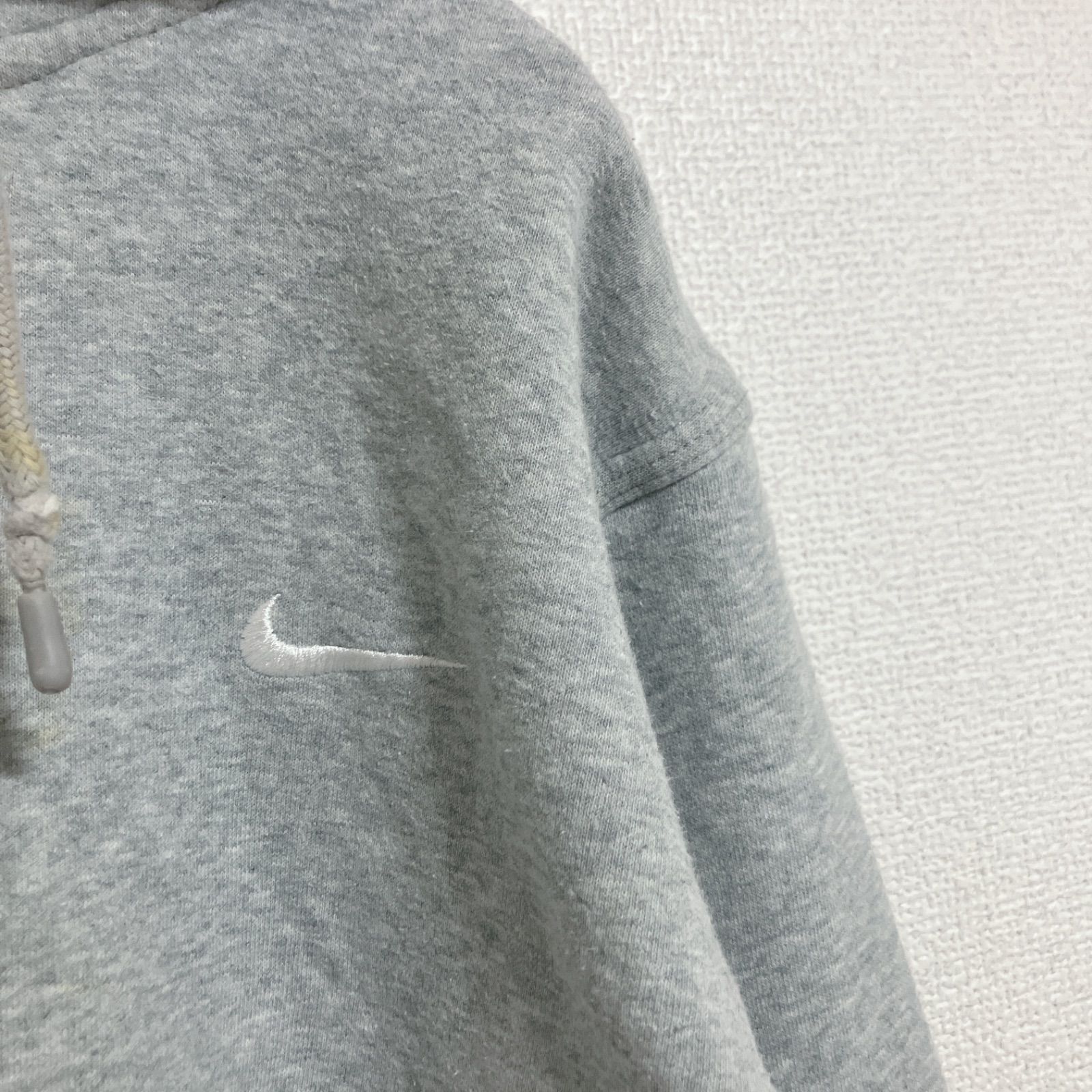 ロゴ刺繍】00s NIKE ナイキ フルジップパーカー グレー L - メルカリ