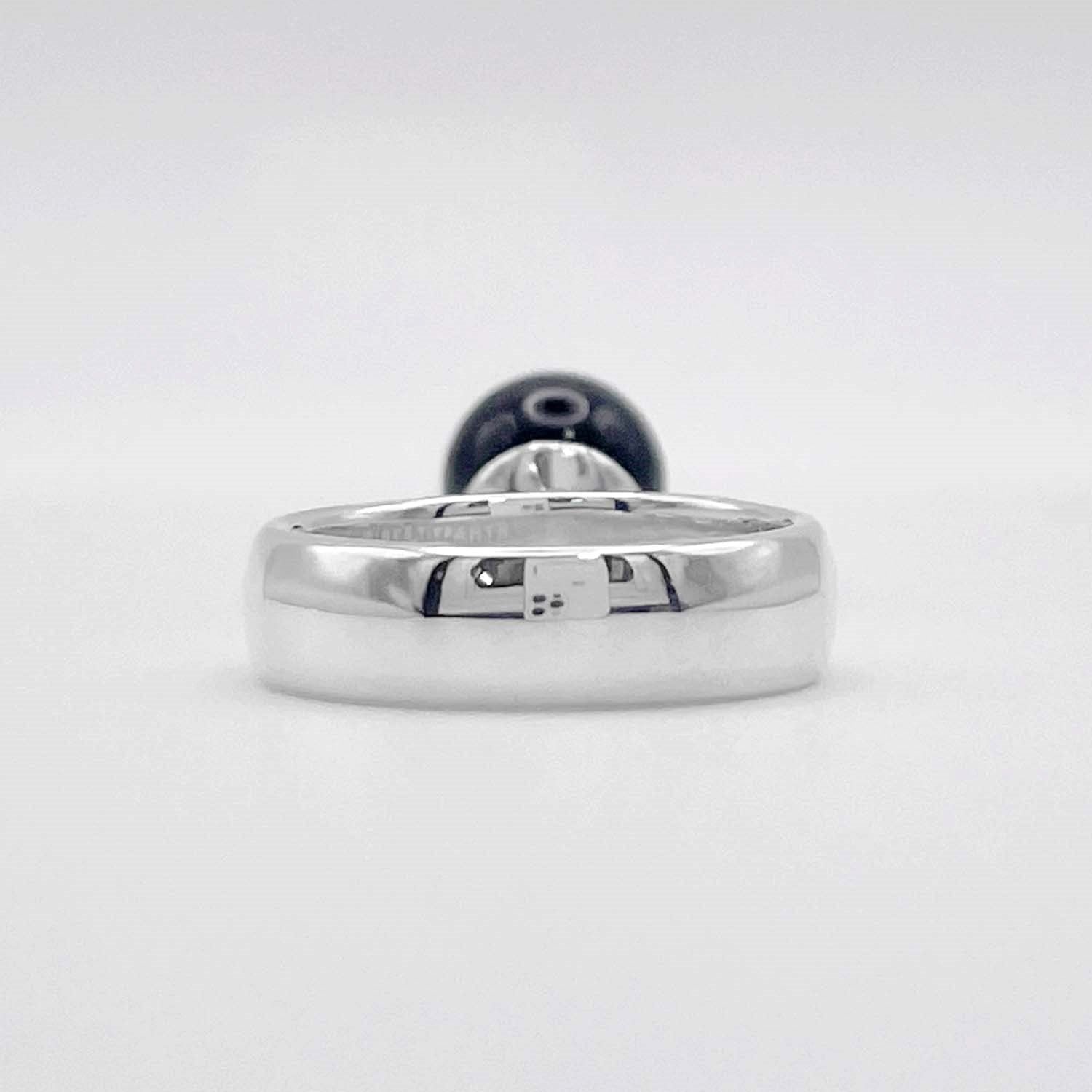 Tiffany&Co. ティファニー 7号 ボールダングル リング 指輪 オニキス