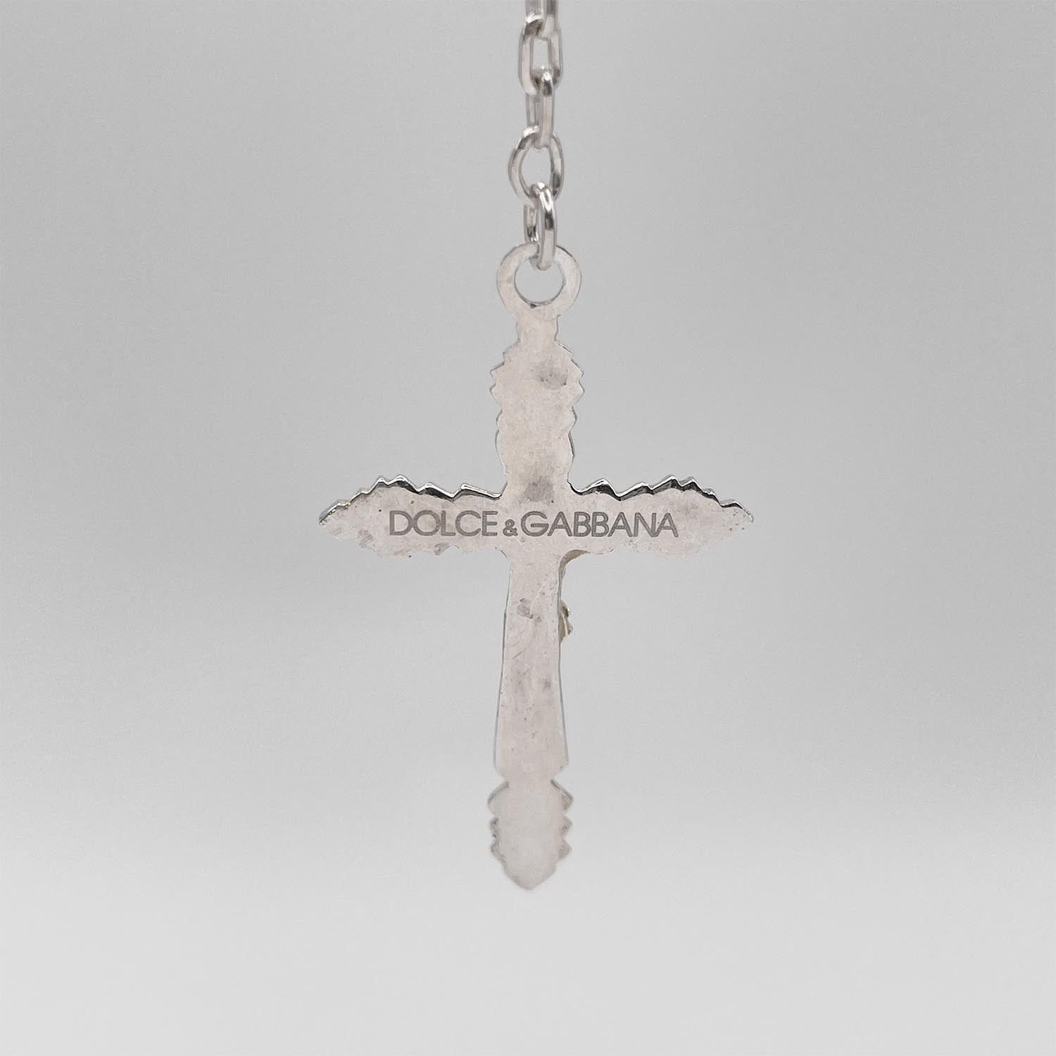 DOLCE&GABBANA ドルチェ＆ガッバーナ ネックレス ロザリオ 十字架