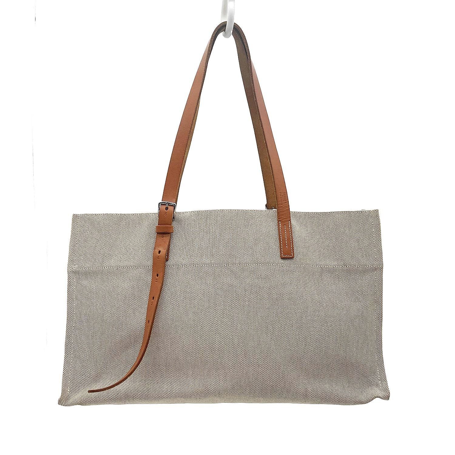 HERMES エルメス エトリヴィエール エラントートバッグ キャンバス