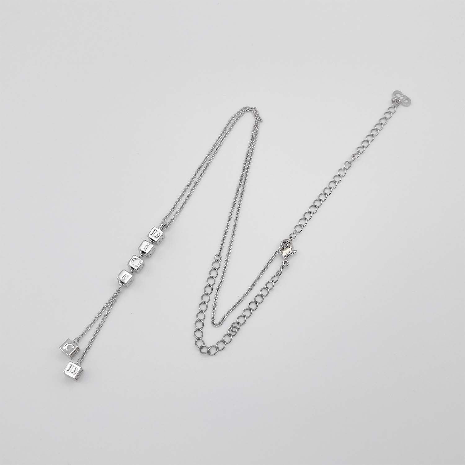 Dior ディオール ネックレス サイコロ ダイス キューブ ネックレス