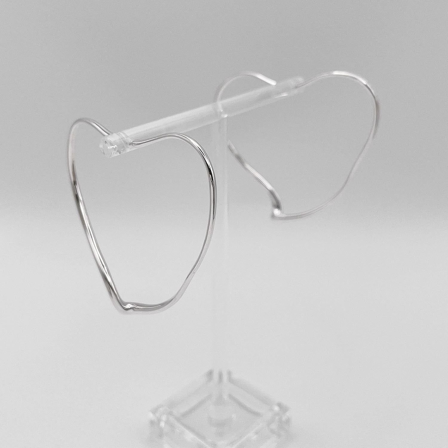 Tiffany&Co. ティファニー ピアス オープンハート フープ ラージ SV925