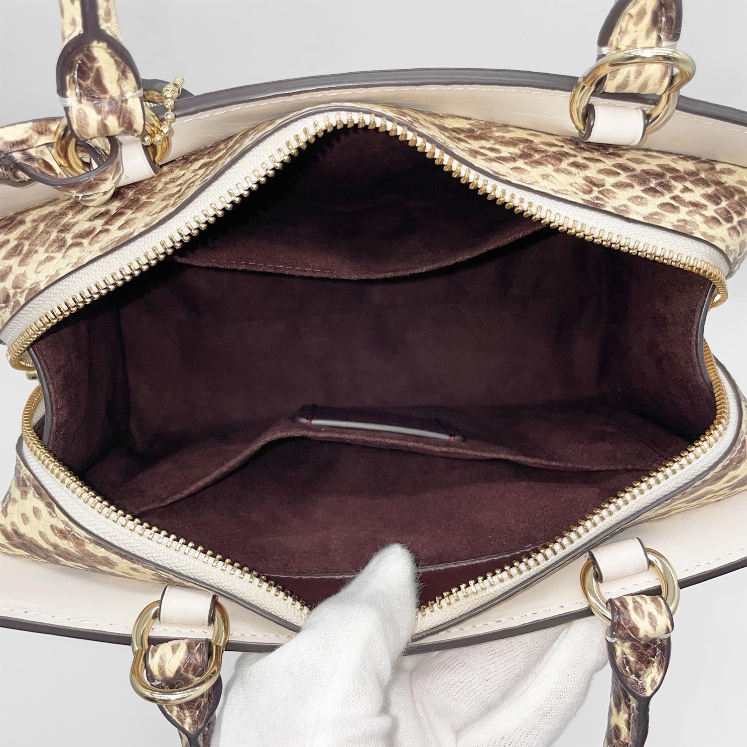 COACH コーチ 2WAY ハンド ショルダーバッグ Zoe Carryall F68293 訳アリ 