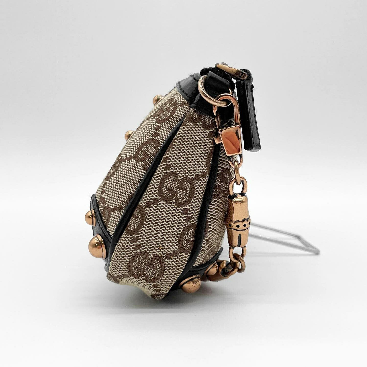 GUCCI グッチ　アクセサリーポーチ キャンバス他　GG ミニハンドバッグ 楽天市場】【未使用品】【バッグ】GUCCI グッチ GGキャンバス