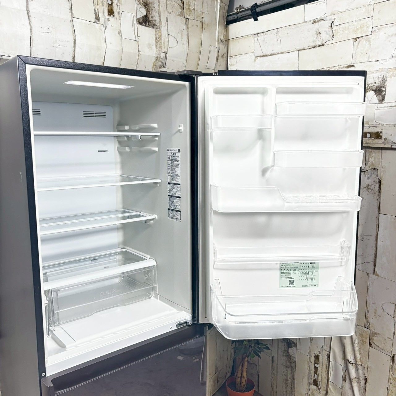 2022年製】Panasonic パナソニック NR-C373GC-T ノンフロン冷凍冷蔵庫