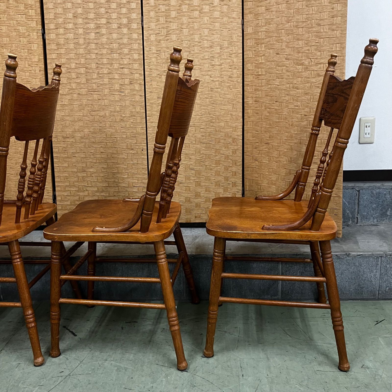 ○【値下げ交渉可能】アジアンチェア ウィンザーチェア アンティーク