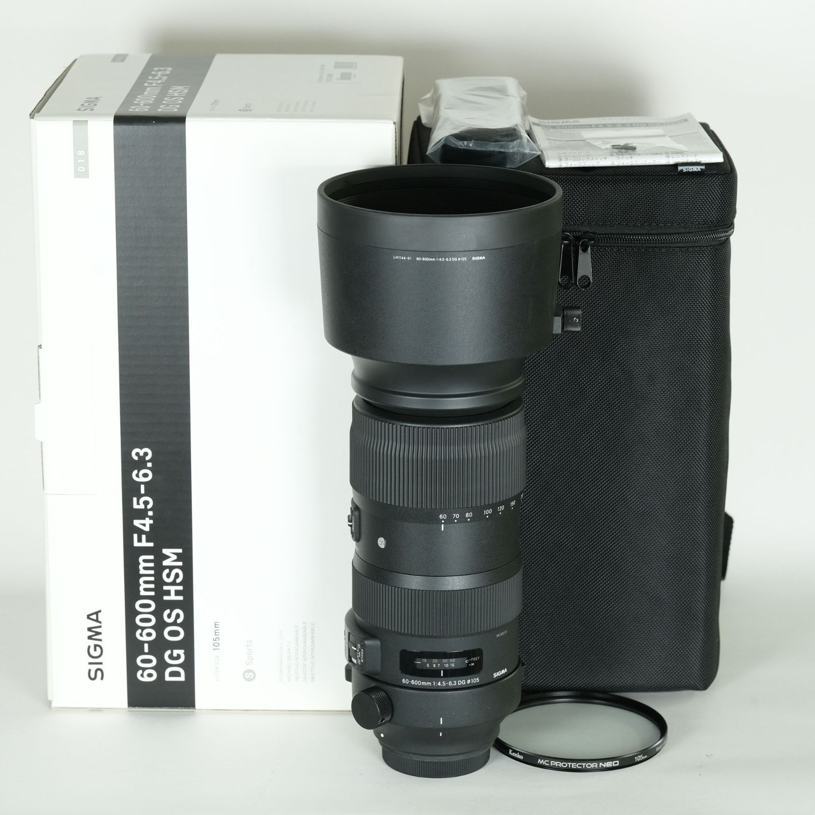 美品 | フィルター付] SIGMA 60-600mm F4.5-6.3 DG OS HSM | Sports