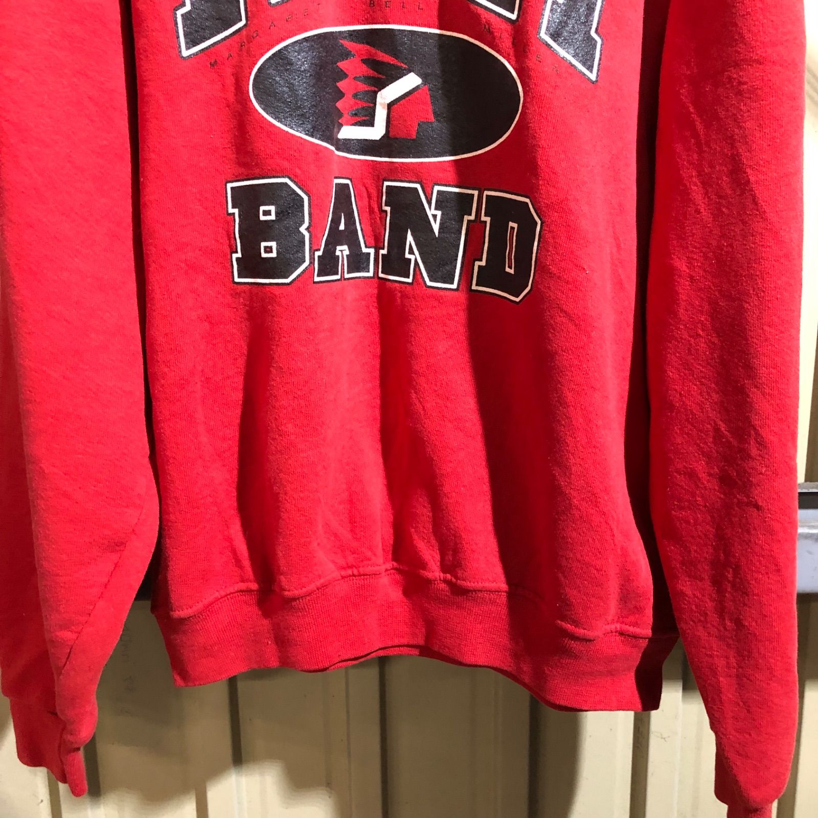 ジャージーズ JERZEES スウェット トレーナー 赤 レッド M アメカジ JERZEES トレーナー スウェット 「JERZEES/ジャージーズ」ROCK OUT