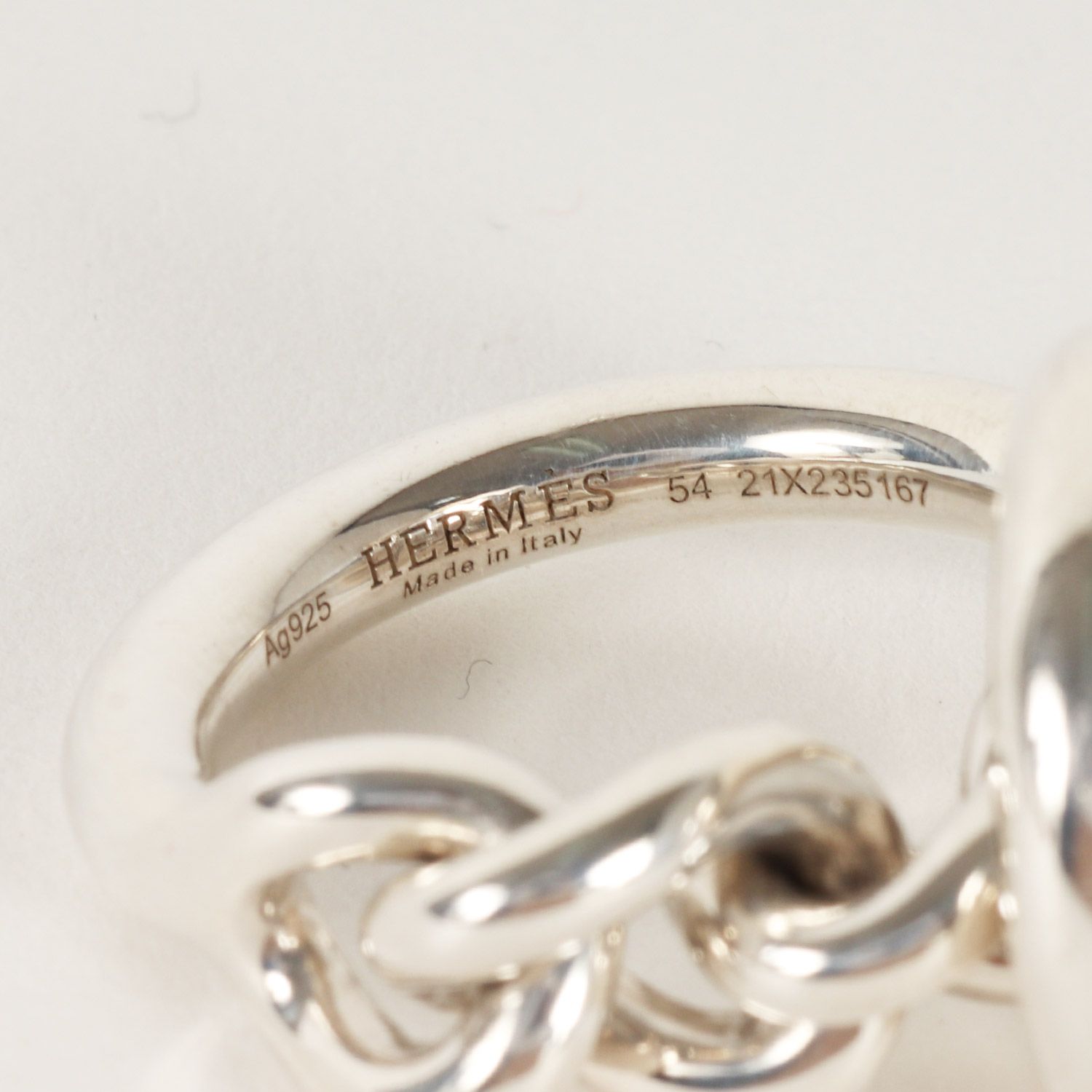 HERMES エルメス リング サイズ:54(14号) | SV925 クロワゼット GM