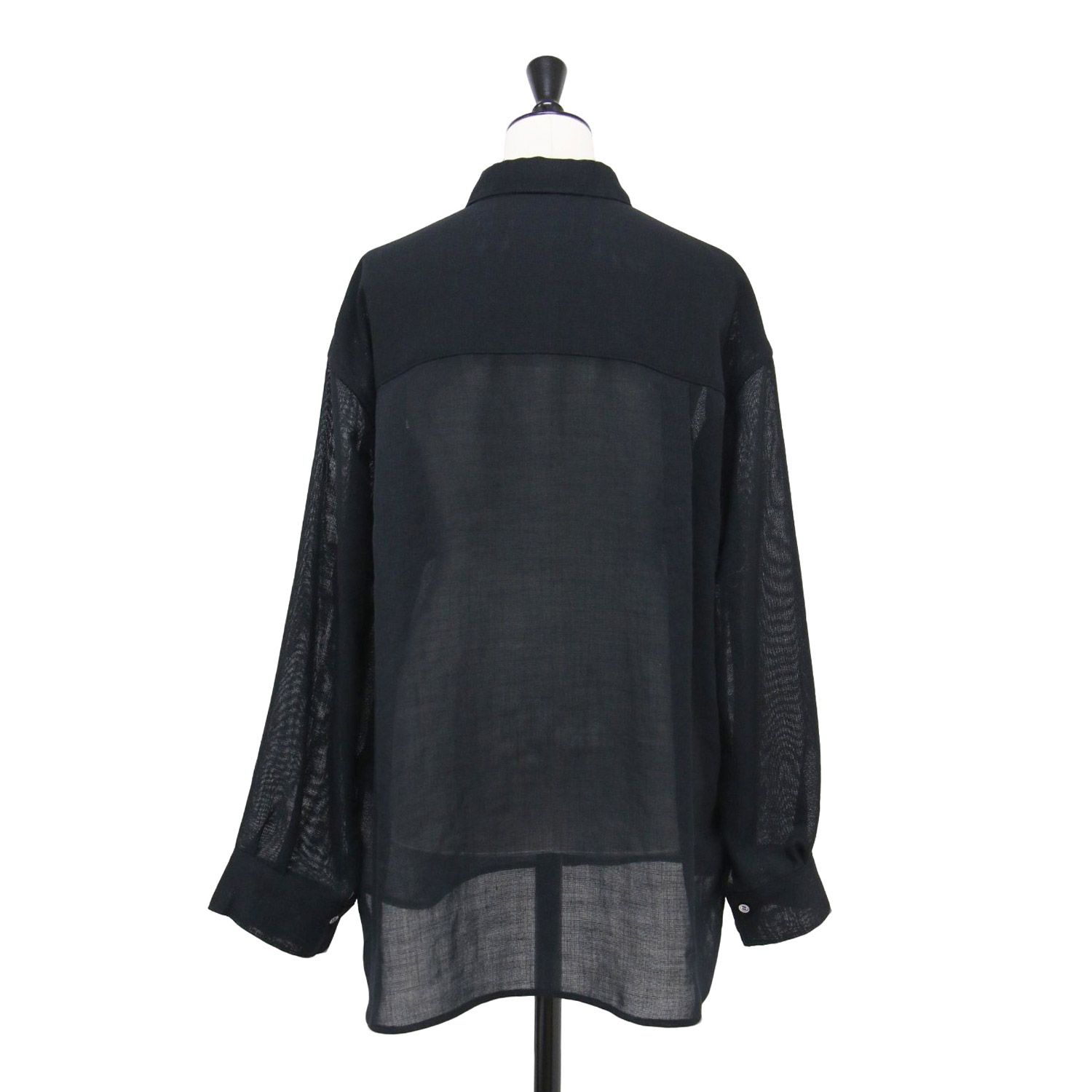 【美品】IENA イエナ シャツ ブラック 黒 サイズ:FREE | 25秋冬 シアー メッシュ シャツ / ブラウス | レギュラーカラー 長袖 オーバーサイズ | トップス 【レディース】【中古】 新品】IENA イエナ シャツ ブラック 黒 サイズ:FREE | 25秋冬 シアー