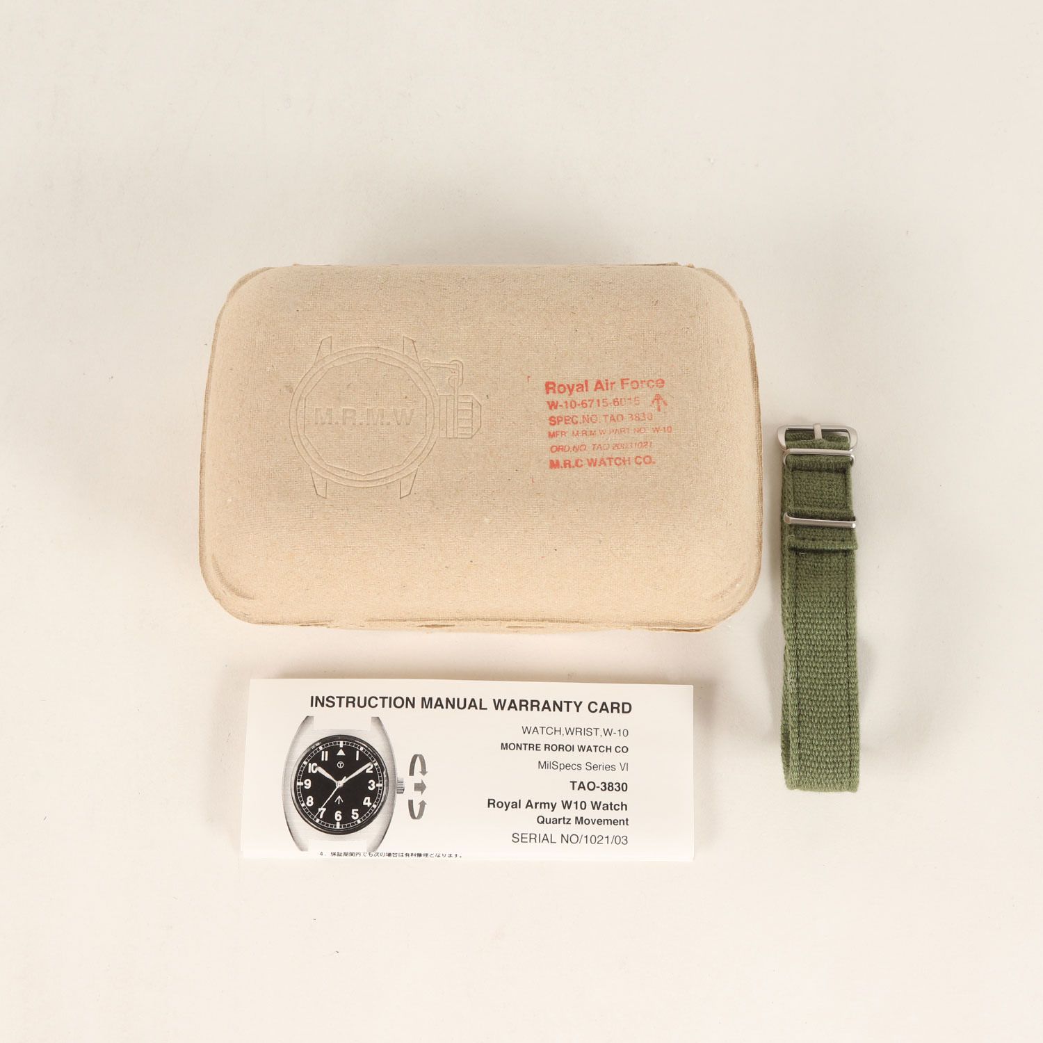 美品】Montre Roroi モントルロロイ | M.R.C. WATCH CO. イギリス軍 