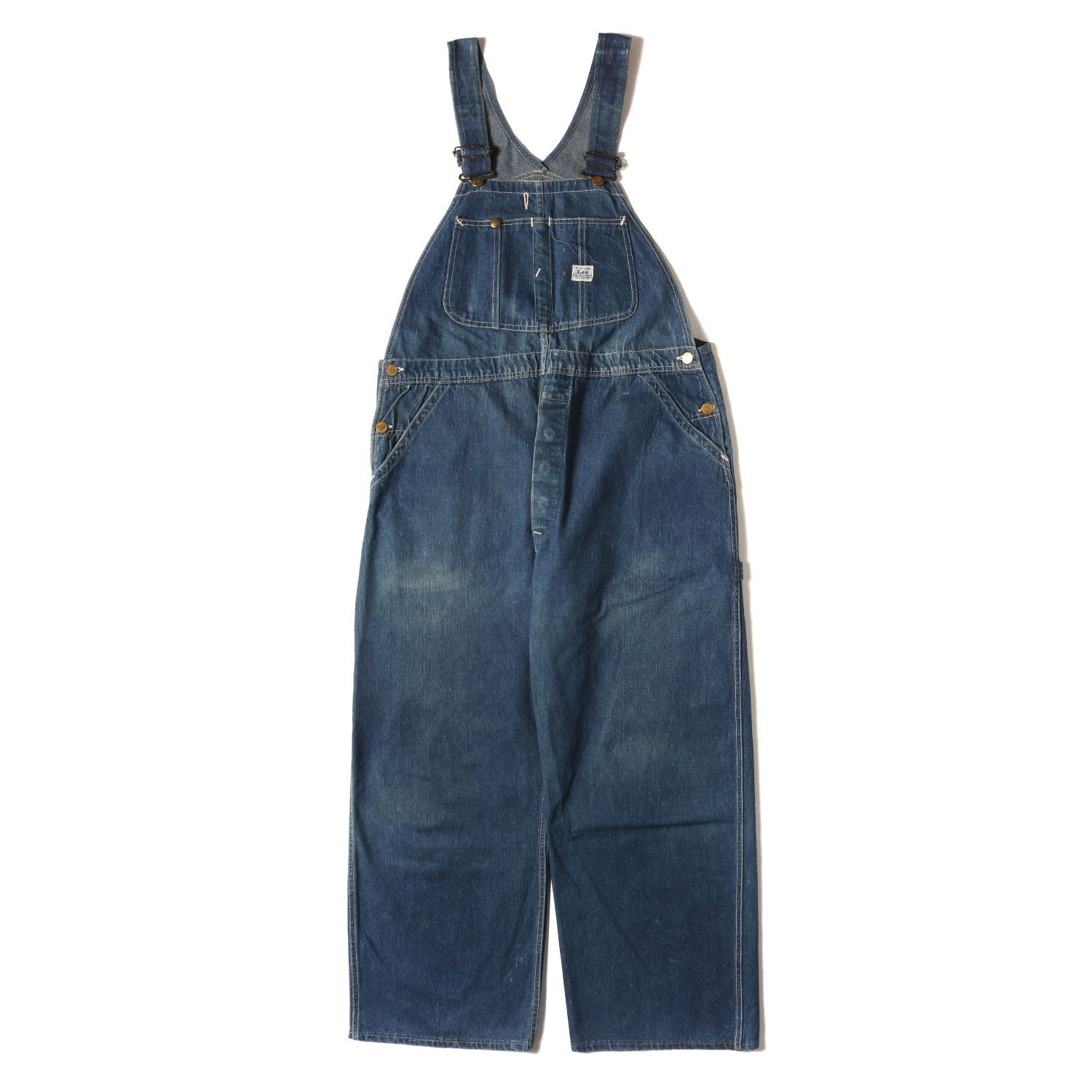 40s/Lee/ハウスタグ/オーバーオール/ボロ/ヴィンテージ/サービス品 1940s Lee ハウスマークタグ デニムオーバーオール - メルカリ
