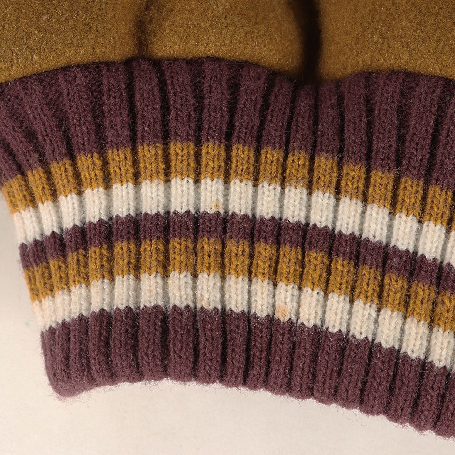 HEWITT ヒューイット スタジャン マスタード ホワイト サイズ:40(L