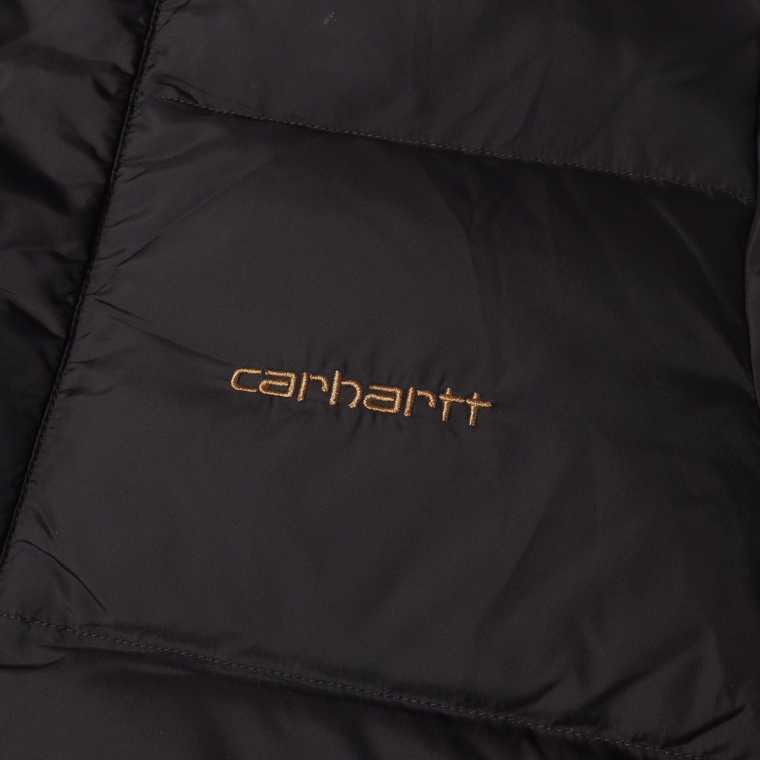 Carhartt カーハート ジャケット ブラック 黒 サイズ:XS | フーデッド ナイロン ダウンジャケット (RALEIGH JACKET) | アウター ブルゾン 上着【メンズ】【中古】 Carhartt カーハート ジャケット ブラック 黒 サイズ:XS | フーデッド