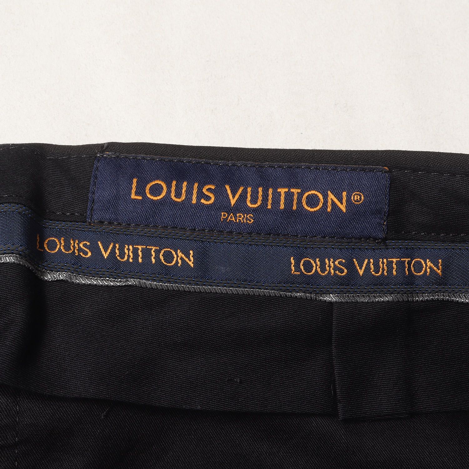 美品】LOUIS VUITTON ルイヴィトン パンツ ブラック 黒 サイズ:52