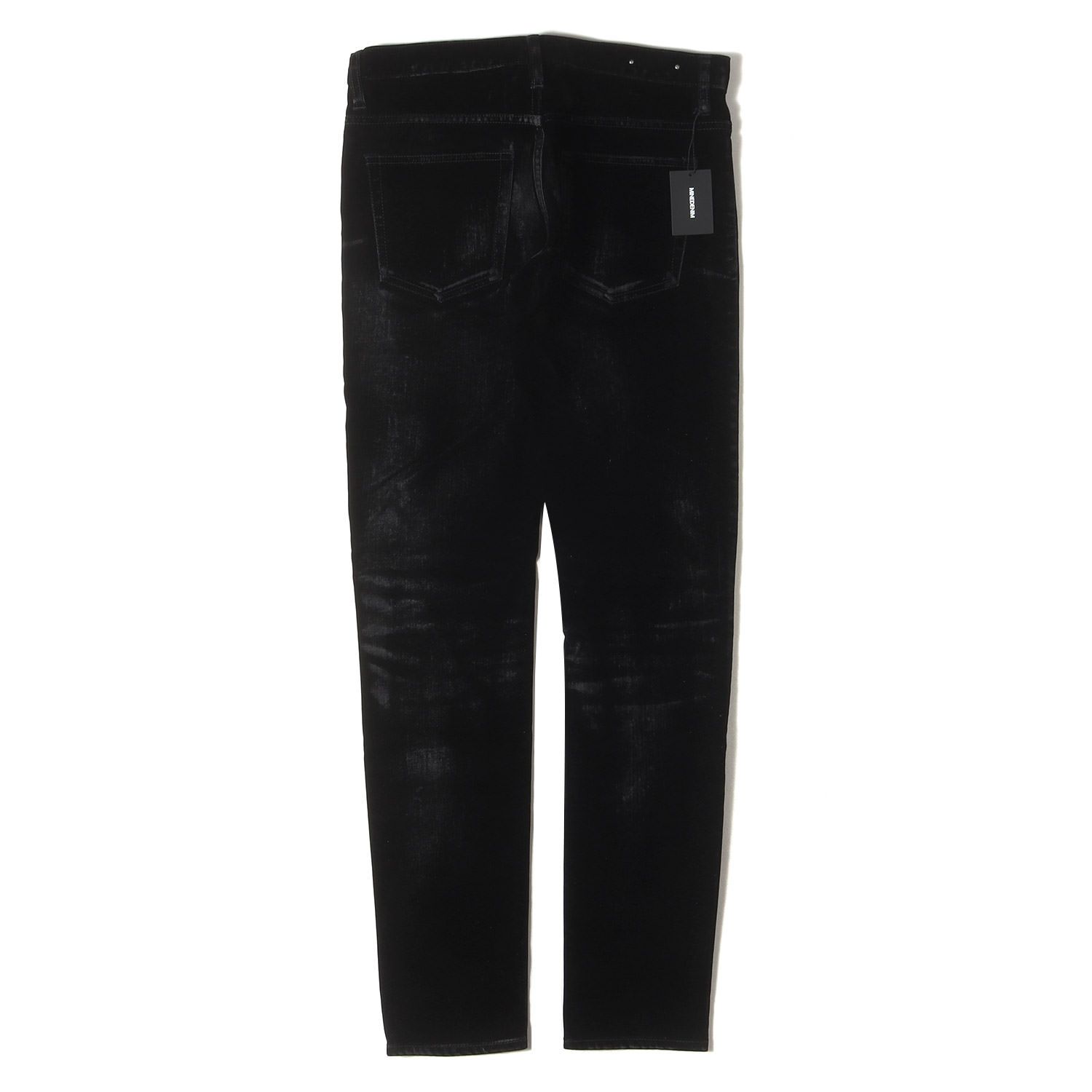 MINEDENIM マインデニム パンツ ブラック 黒 サイズ:8 | フロッキー ストレッチ ベルベット スキニーパンツ (Frocky S.Slim 5pocket 1909-1002) | 日本製 | ボトムス ジーンズ ジーパン【メンズ】【K4639】 新品】MINEDENIM マインデニム パンツ ブラック 黒 サイズ:8
