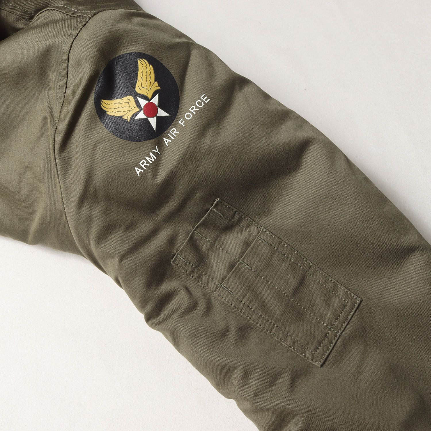 美品】HOUSTON ヒューストン ジャケット オリーブドラブ 42(XL) | B