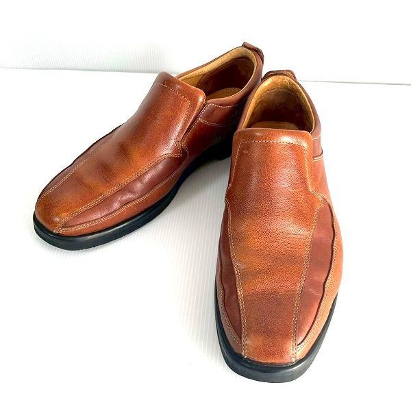 ass コールハーン COLEHAAN スリッポン 7 1/2 w 茶 ローファー