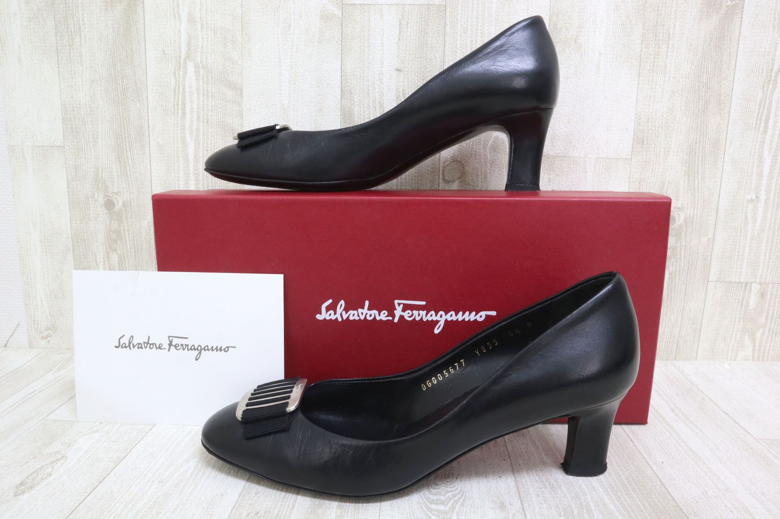 Salvatore Ferragamo サルヴァトーレフェラガモ レザーパンプス (6.5