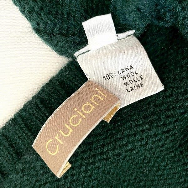 wnc クルチアーニ Cruciani ニット・セーター 54 緑 イタリア製 ウール