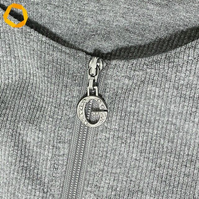 anc イタリヤ 伊太利屋 カーディガン チュニック 11 グレー マルチ