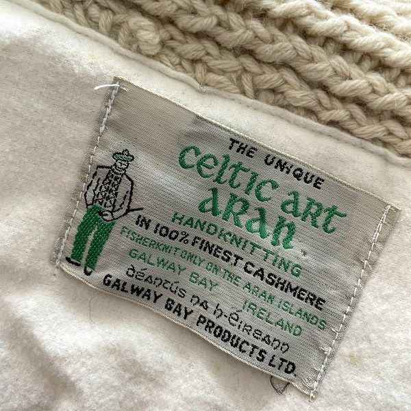 wnc celtic art aran アラン GALWAY BAY PRODUCTS カーディガン ニット