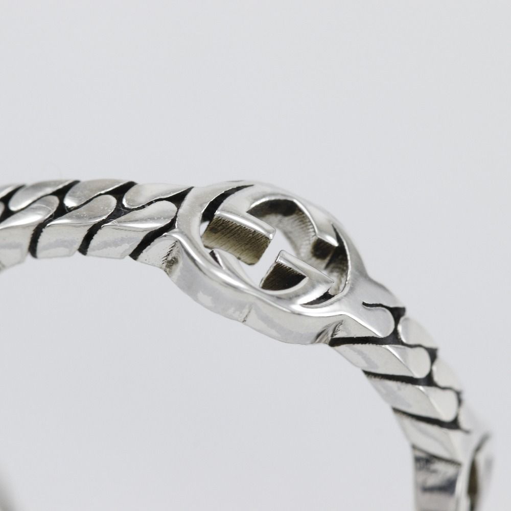 GUCCI インターロッキング シルバー925 17号 GUCCI インターロッキング