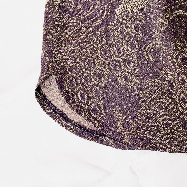 45R/45rpm 未使用品 バイカラーウール天竺ブラウス 定価27500円