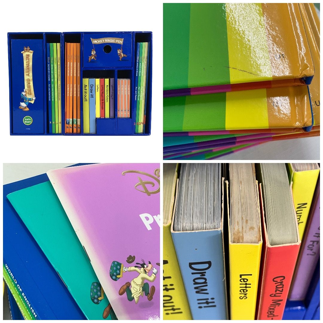 ディズニー英語教材　セット　ジャンク DWE ディズニー英語システム フルセット 2015年頃 DVD版 英語 教材