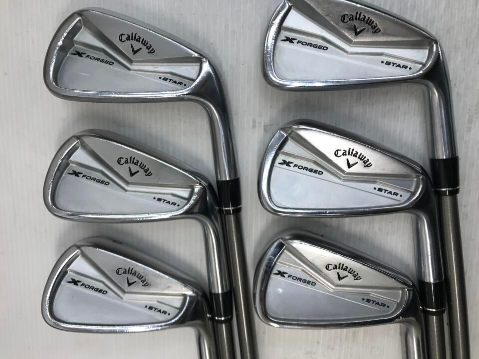 キャロウェイX forged STAR 2024 steelfiber i95S X-FORGED STAR 2024 SteelFiber i95cw キャロウェイ アイアンセット