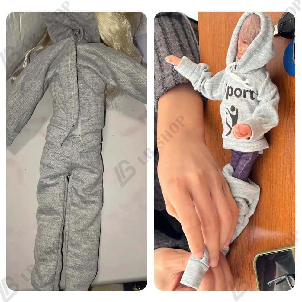 ぽぴ　ドール服セット 恋と深空 ぬいぐるみ服 ob11服 ドール衣装 3点セット着せ替え ぬい服