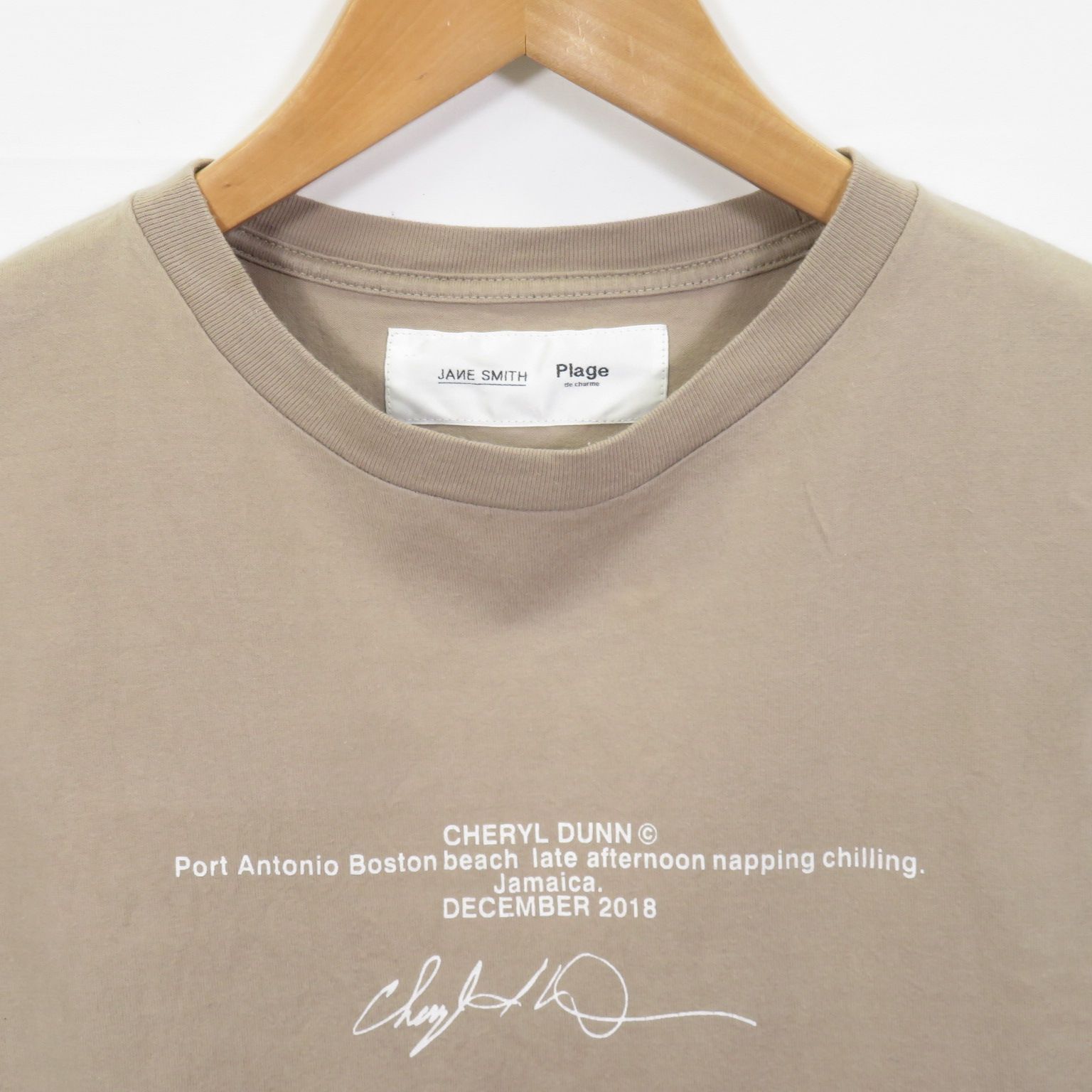 Plage JANE SMITH 別注 OFF SHOULDER プルオーバー JANE SMITH Plage別注 ノースリーブ カットソー - メルカリ