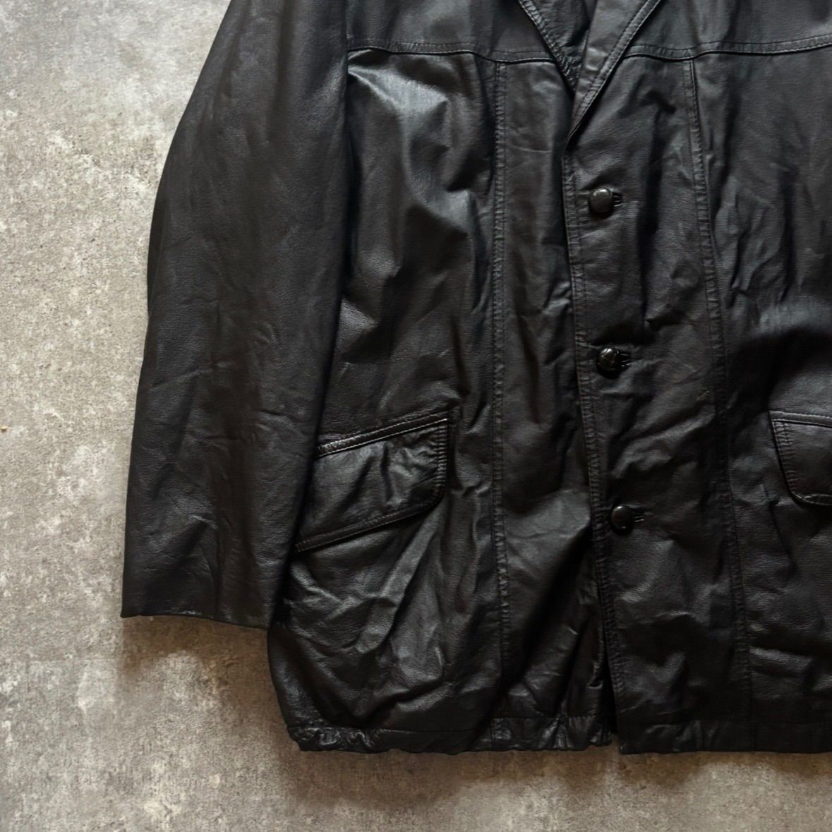 80年代 80s 90年代 90s TOWNCRAFT タウンクラフト レザー ハーフコート