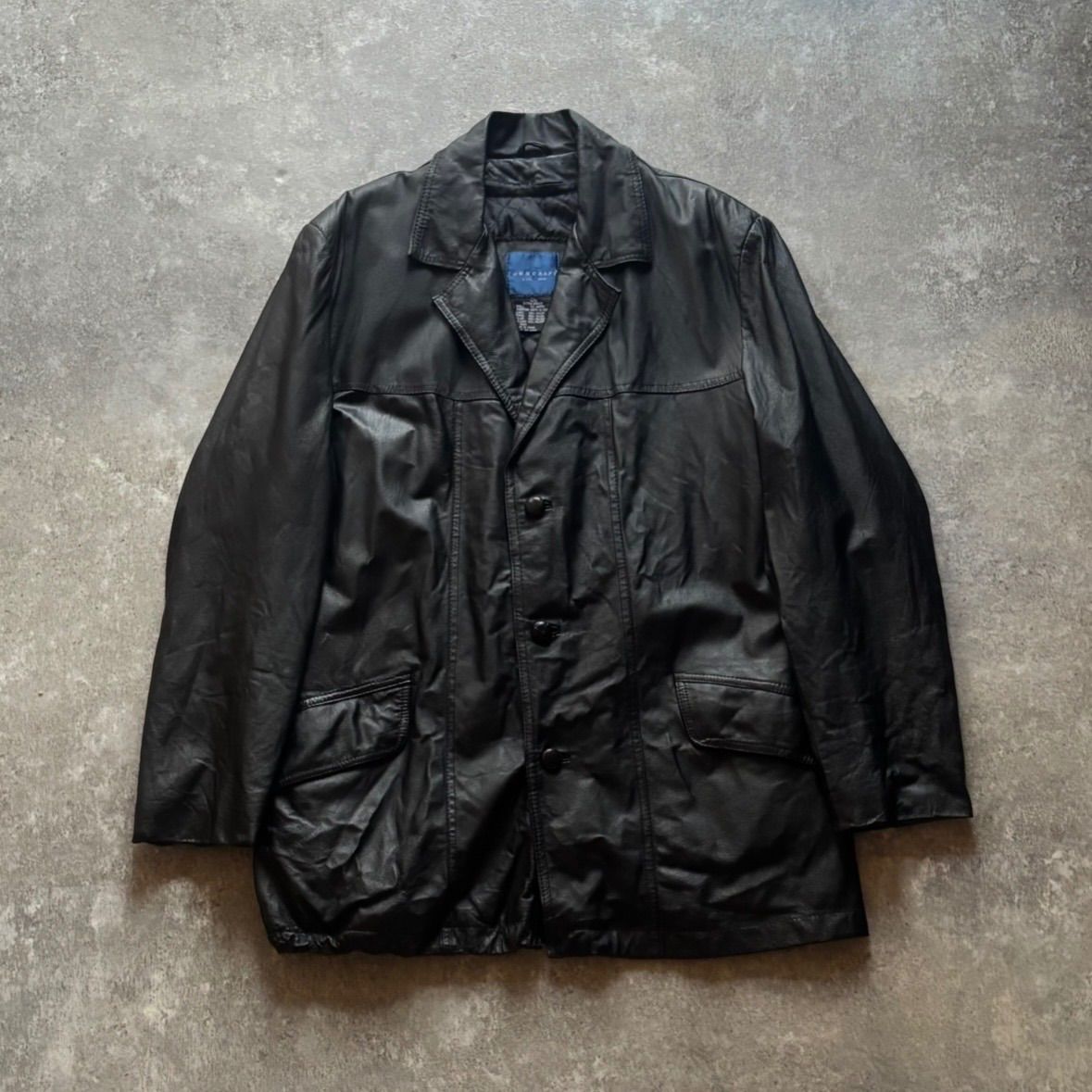 TOWN CRAFT 90s ヴィンテージ レザー ボンバージャケット TOWN CRAFT 90s ヴィンテージ レザー ボンバージャケット