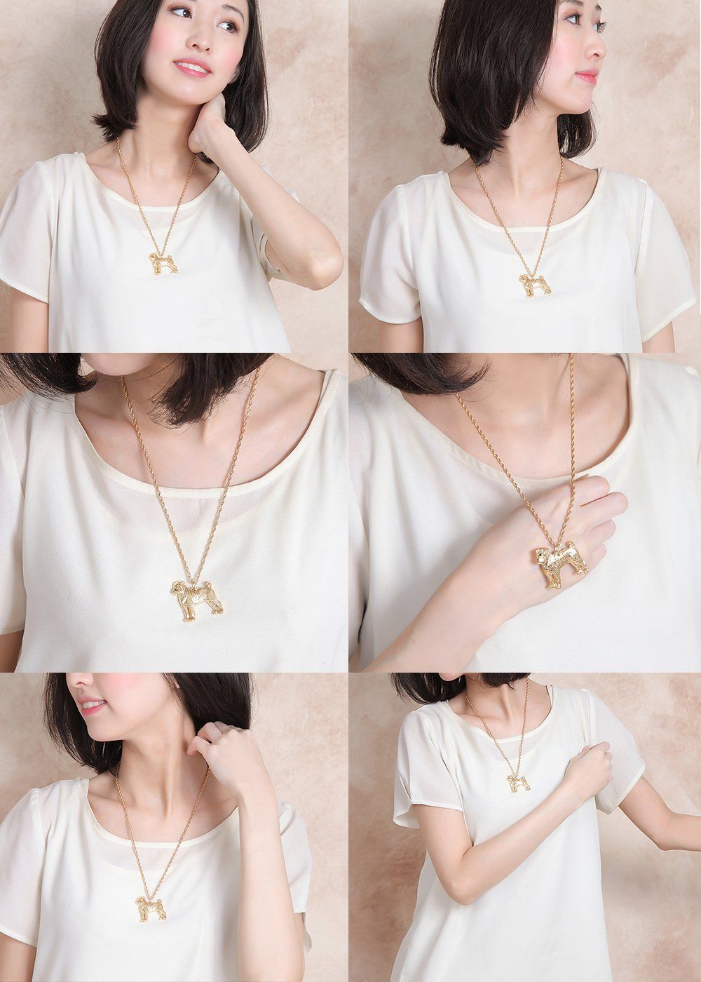 シャーペイ イギリス製 アート ドッグ ペンダント ネックレス コレクション 