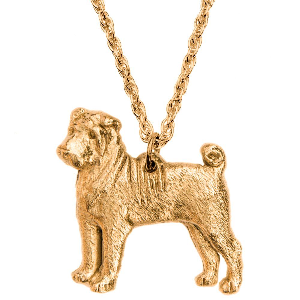 シャーペイ イギリス製 アート ドッグ ペンダント ネックレス コレクション 