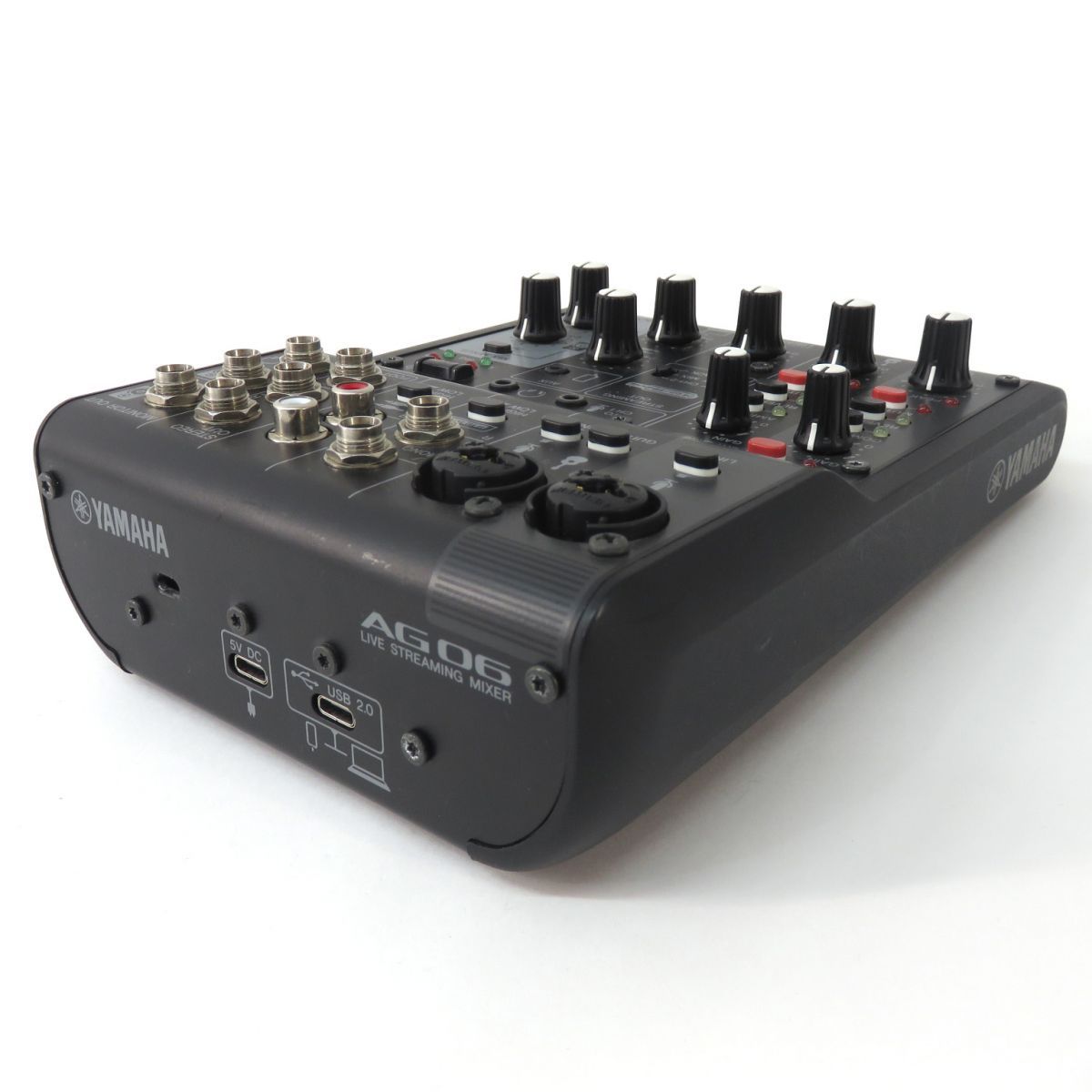 YAMAHA AG06 MK2 オーディオインターフェース【美品】 YAMAHA AG06MK2 W ホワイト ヤマハ 6チャンネル ライブストリーミング