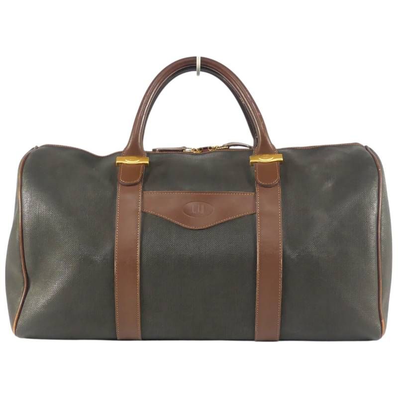 【値下げ】DUNHILL 旅行 バッグ 大容量 ボストンバッグ　ダンヒル dunhill ダンヒル ボストンバッグ 旅行 茶 大容量 トラベルバッグ