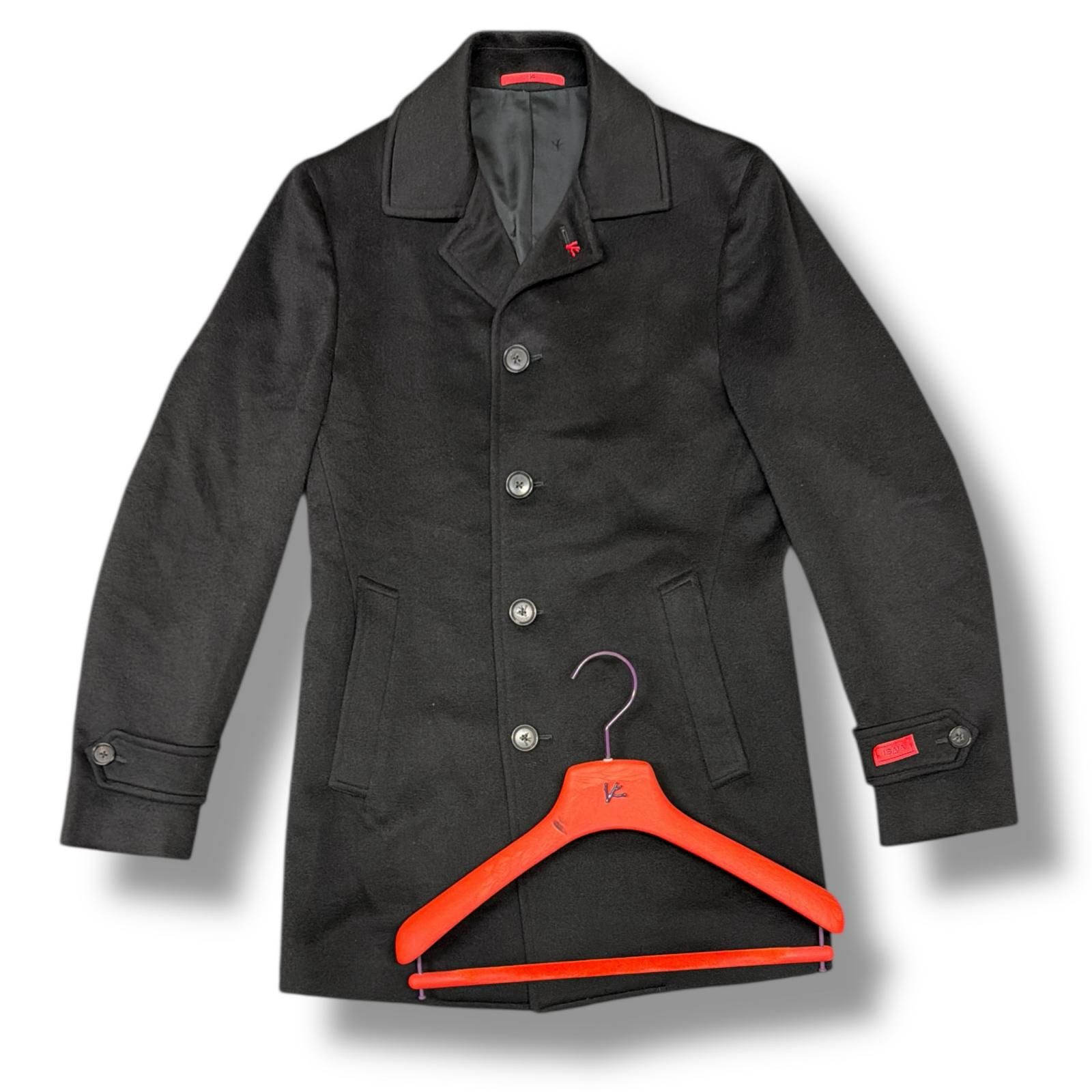 未使用 ISAIA CAPPOTTO カポット カシミヤコート イザイア ブラック 48