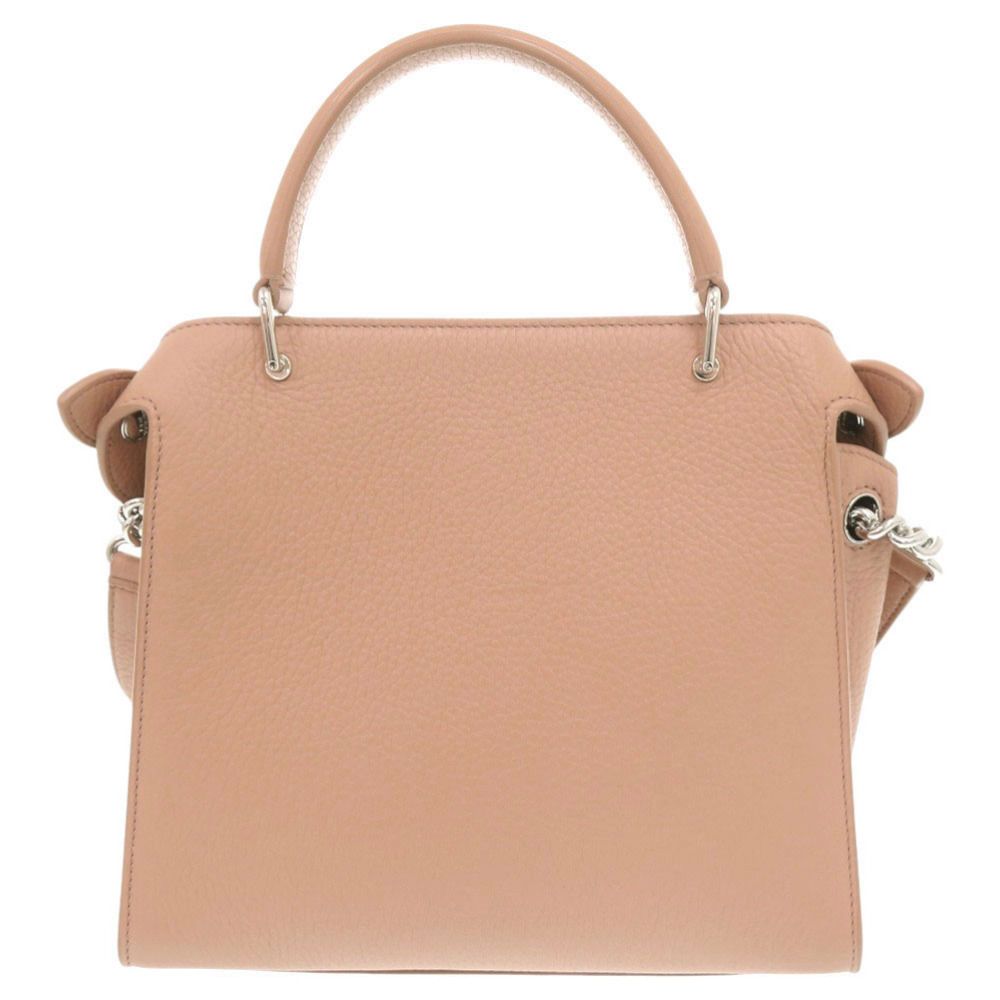 新品同様 ミチノ パリ ルテス ミニ レザー ピンクベージュ 2WAY