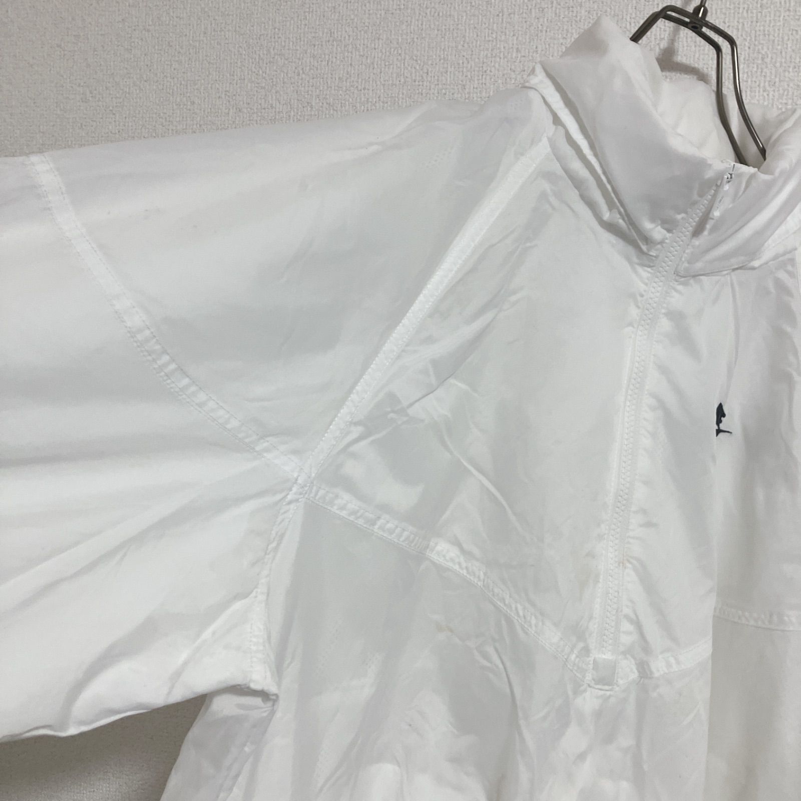 ナイキ クロップド丈 スウェット M-L相当 ホワイト 00s NIKE ソロ 