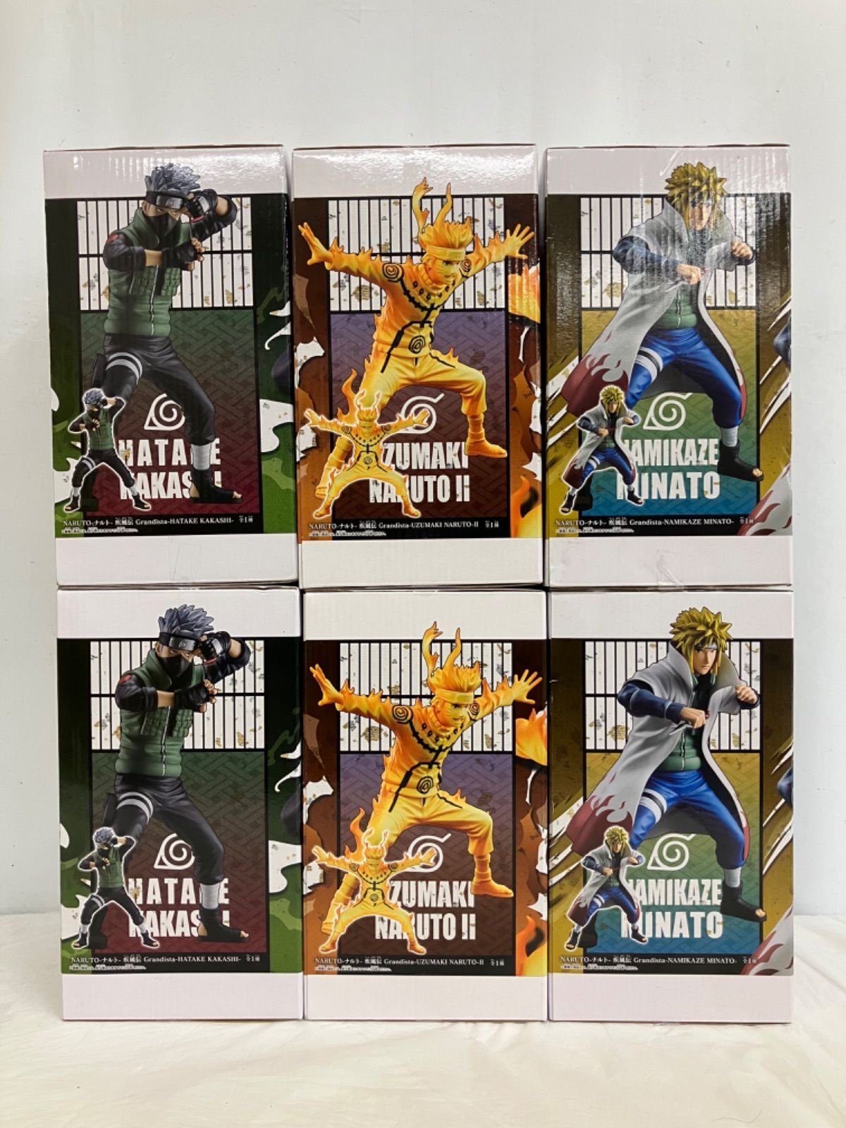未開封 ナルト疾風伝 Grandista フィギュア まとめ 3種 6個セット