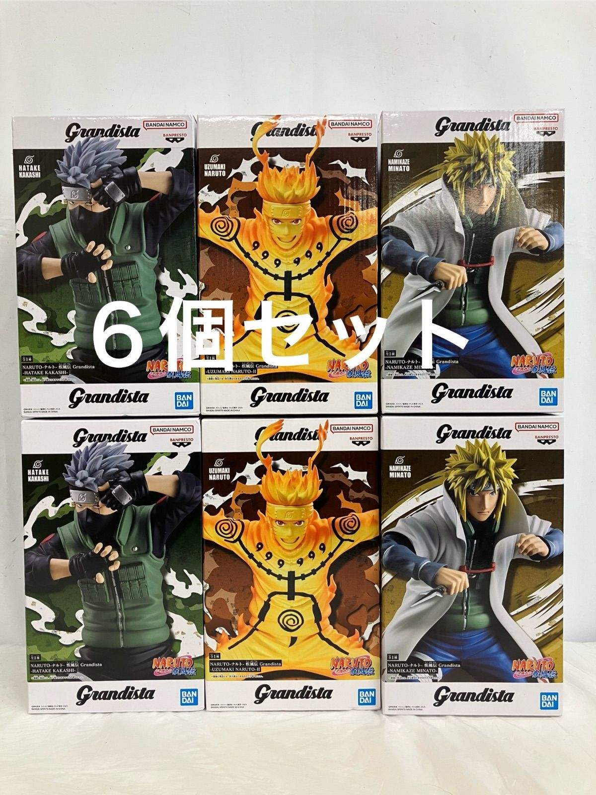 未開封 ナルト疾風伝 Grandista フィギュア まとめ 3種 6個セット