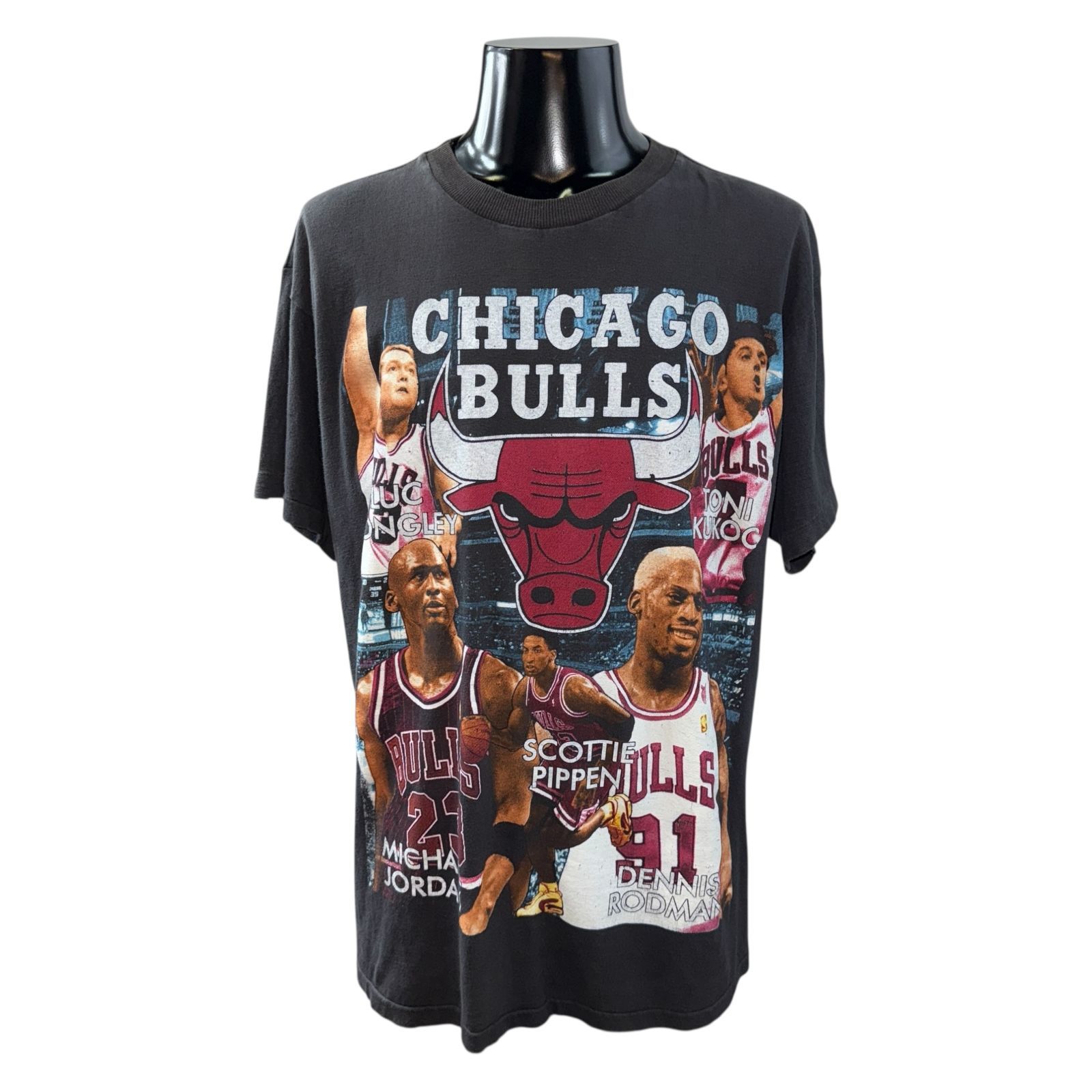 【新品未着用】Chicago Bulls公式1996年優勝記念Tシャツ XL NBA CHICAGO BULLS】シカゴ・ブルズ 1996 チャンピオンズ RAPtee