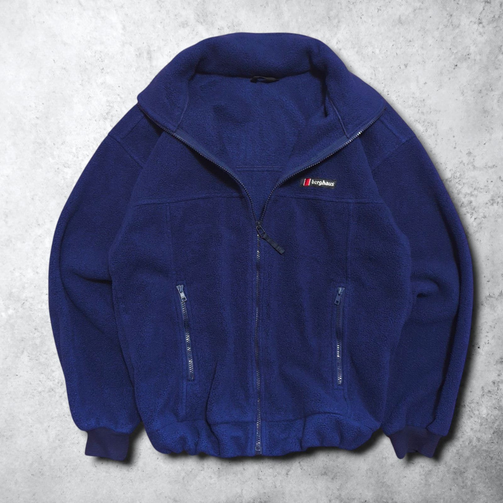 こ*れ様 berghaus フリース 旧ロゴ berghaus バーグハウス 旧ロゴ 90s フリース ジャケット ドローコード