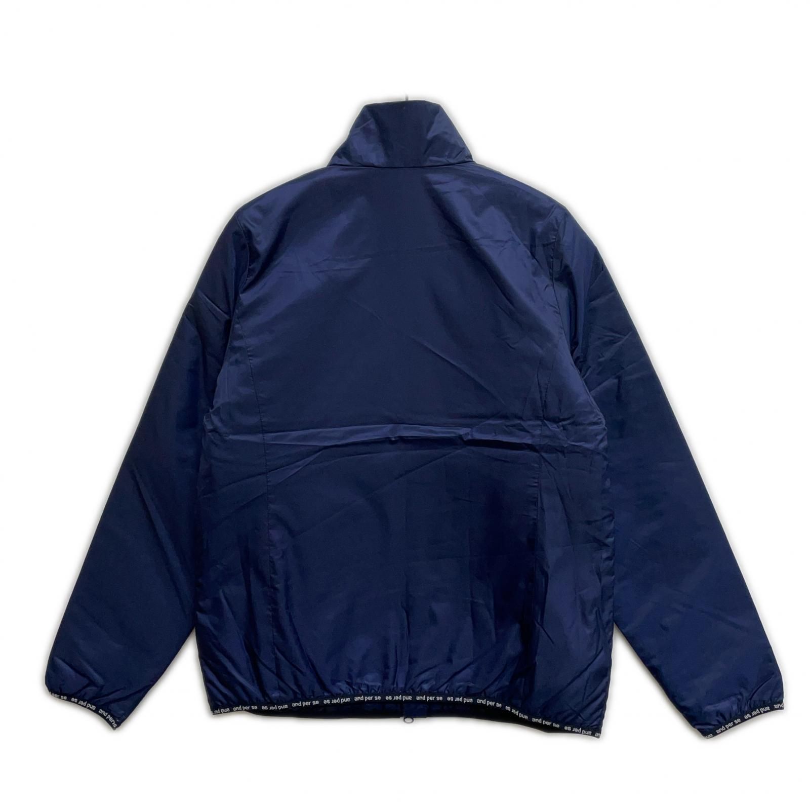 未使用品 レディース アンパスィ and per se フルジップアウター L 紺 