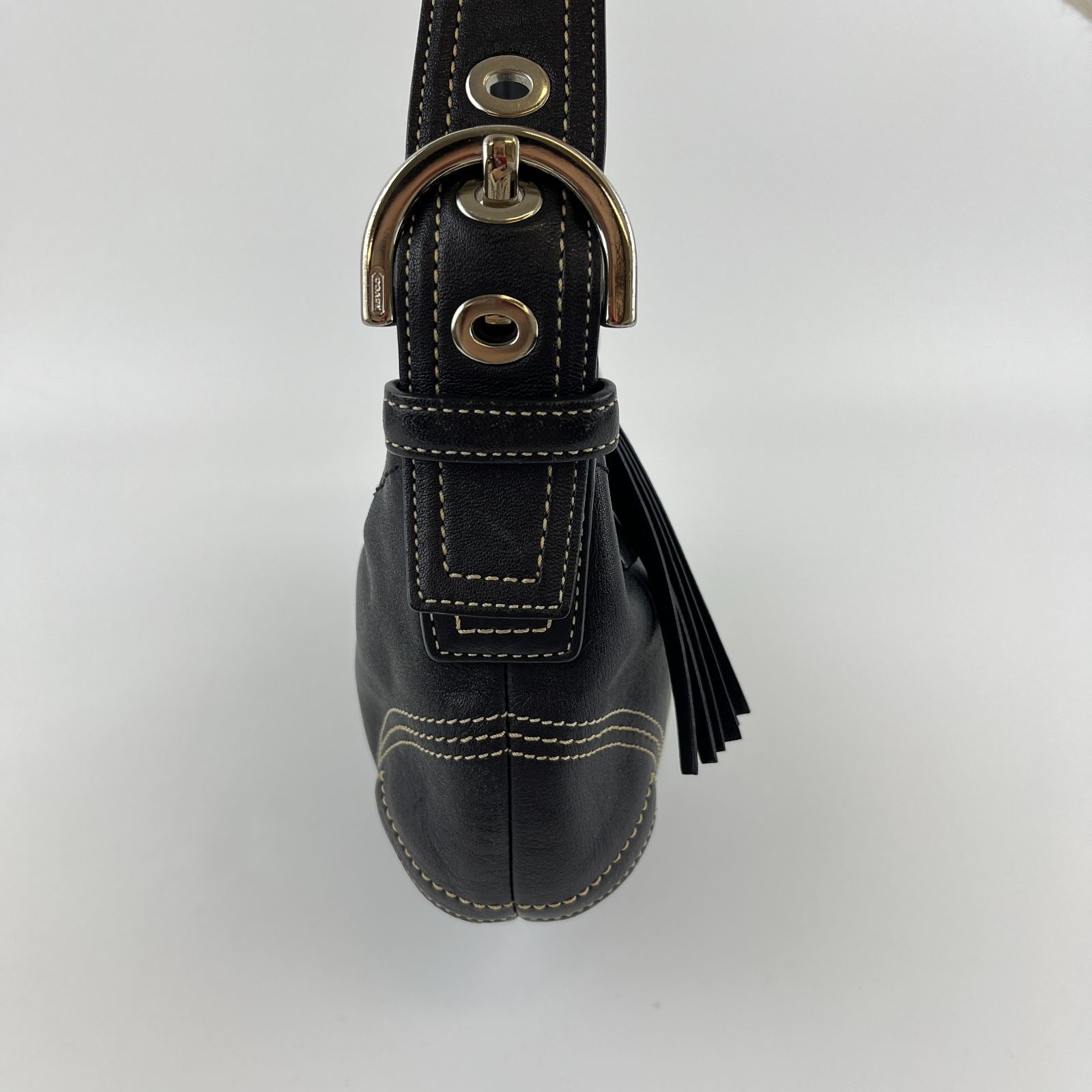 COACH コーチ ハンドバッグ ショルダーバッグ 肩掛け ブラック レザー 