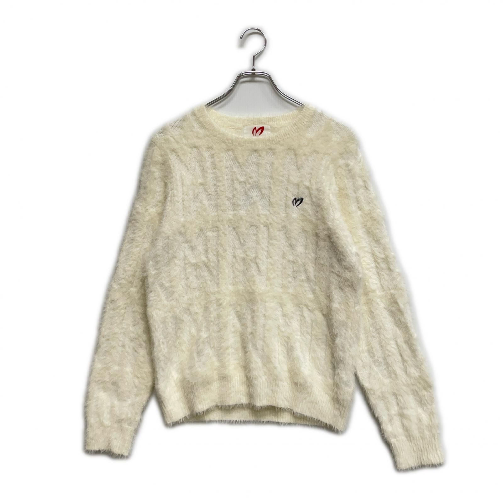 【最終値下】MASTER BUNNY EDITION セーター ホワイト マスターバニー セーター 白 コットン100％ ロゴ ニット メンズ 6(XL